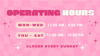 Quirky Operating Hours Animation Preview