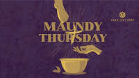 Maundy Thursday Cleansing Animation Design