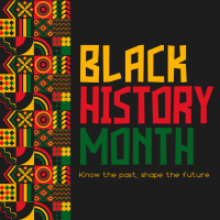 Contemporary Black History Month Instagram Post Design