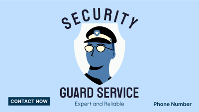 Security Guard Booking Facebook event cover Image Preview