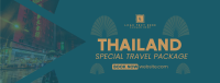 Thailand Travel Package Facebook Cover Design