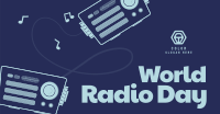 Radio Day Event Facebook Ad Design