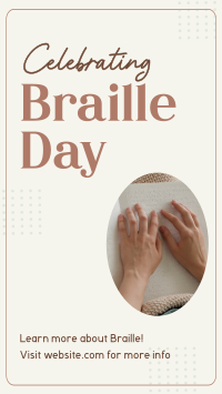 International Braille Day TikTok video Image Preview