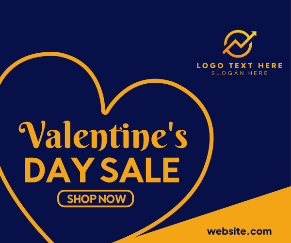 Valentines Day Sale Facebook Post Design Image Preview