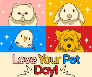 Modern Love Your Pet Day Facebook post Image Preview