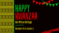 Ethnic Kwanzaa Heritage Facebook Event Cover Image Preview