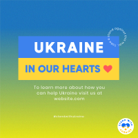 Ukraine In Our Hearts Linkedin Post Image Preview
