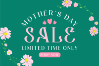 Mom's Flower Wreath Sale Pinterest Cover Image Preview