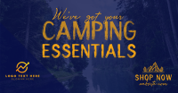 Camping Gear Essentials Facebook Ad Design