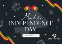 Mali Day Postcard Design