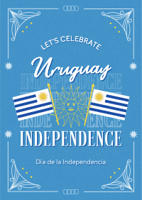 Uruguayan Independence Day Flyer Design