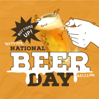 National Dope Beer Instagram Post Design