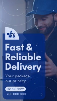Reliable Courier Delivery Video Image Preview