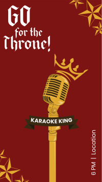 Karaoke King Facebook story Image Preview