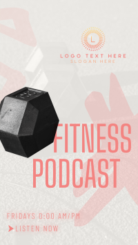 Modern Fitness Podcast Instagram Story Design