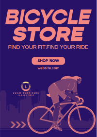 Modern Bicycle Store Flyer Design