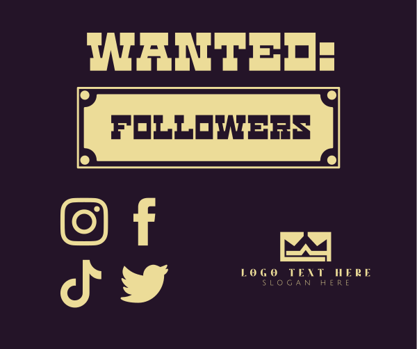 Wanted Followers Facebook Post Design Image Preview