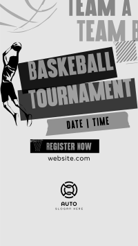 Sports Basketball Tournament Instagram Story Design