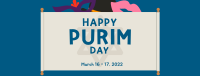 Happy Purim Facebook Cover Design