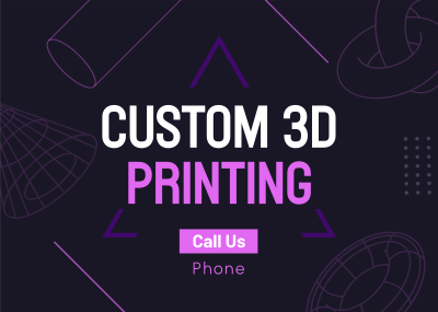 3d Printing Services Postcard Image Preview