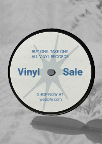 Vinyl Record Sale Flyer Design