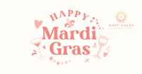 Mardi Gras Toast Facebook ad Image Preview