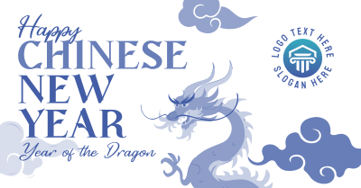 Dragon Chinese New Year Facebook ad Image Preview