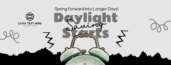 Start Daylight Saving Facebook Cover Design Image Preview