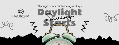 Start Daylight Saving Facebook cover Image Preview
