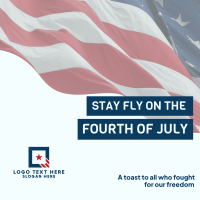 Fourth of July Fireworks Instagram post Image Preview