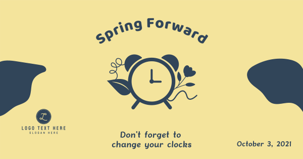 Change your Clocks Facebook Ad Design Image Preview