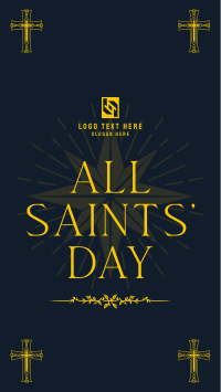 Solemn Saints' Day Whatsapp Story Preview