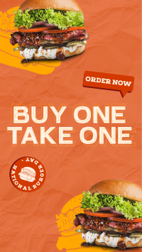 Double Special Burger Instagram Reel Design