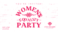 Women's Equality Celebration Facebook event cover Image Preview