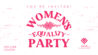 Women's Equality Celebration Facebook event cover Image Preview