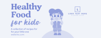 Healthy Recipes for Kids Facebook cover Image Preview