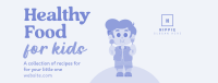 Healthy Recipes for Kids Facebook Cover Image Preview