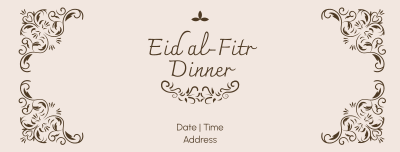 Fancy Eid Dinner  Facebook cover Image Preview