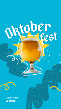 Oktoberfest Beer Festival TikTok Video Design