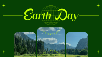 Earth Day Minimalist Facebook Event Cover Design