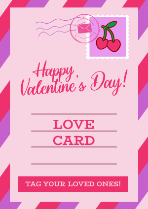 Valentine's Day Postcard Flyer Image Preview