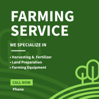Farming Service Instagram Post Design