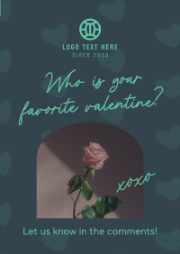Valentine's Date Poster Design