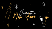 New Year Toast Zoom Background Image Preview
