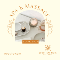 Relaxing Massage Instagram post Image Preview