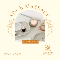 Relaxing Massage Instagram post Image Preview