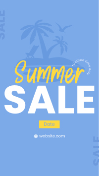 Island Summer Sale Instagram Story Design