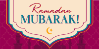 Ramadan Temple Greeting Twitter post Image Preview