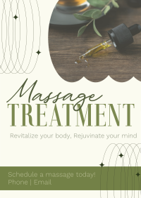 Spa Massage Treatment Flyer Design