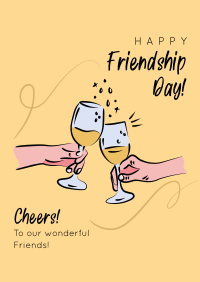 Friendship Day Cheers Poster Image Preview